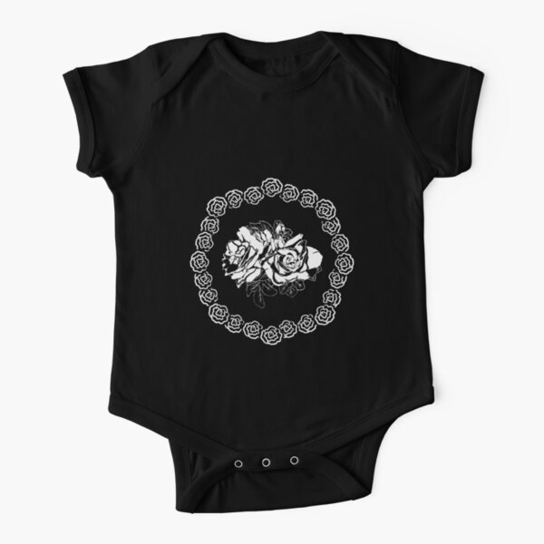 Rose End Short Sleeve Baby One-Piece