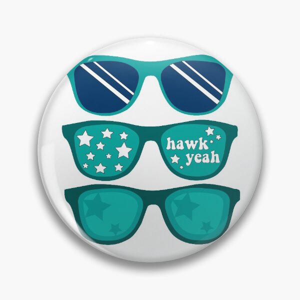 Item preview, UNCW Hawk Yeah Triple Sunglasses designed and sold by nataliearttt.