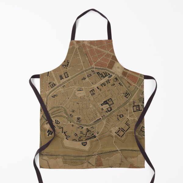 Item preview, Vintage Map of Strasbourg France (1880) designed and sold by BravuraMedia.