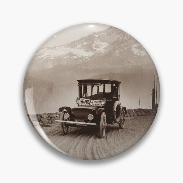 Item preview, Vintage Electric Car and Mt. Rainier - 1919 designed and sold by warishellstore.