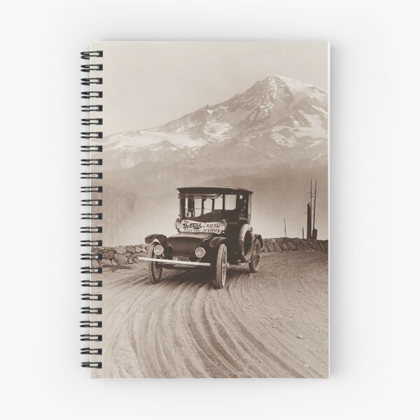 Item preview, Vintage Electric Car and Mt. Rainier - 1919 designed and sold by warishellstore.