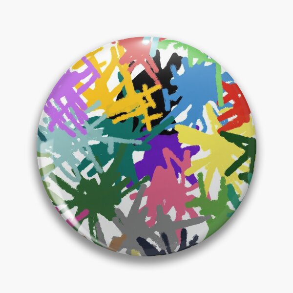 Item preview, colorful asymmetrical pattern designed and sold by ScribbleToe.