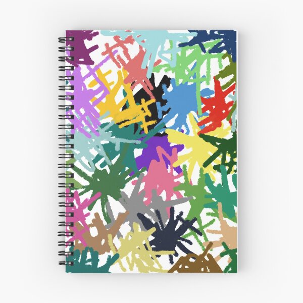 Item preview, colorful asymmetrical pattern designed and sold by ScribbleToe.