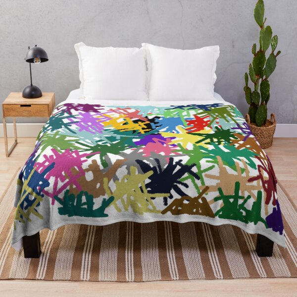 Item preview, colorful asymmetrical pattern designed and sold by ScribbleToe.