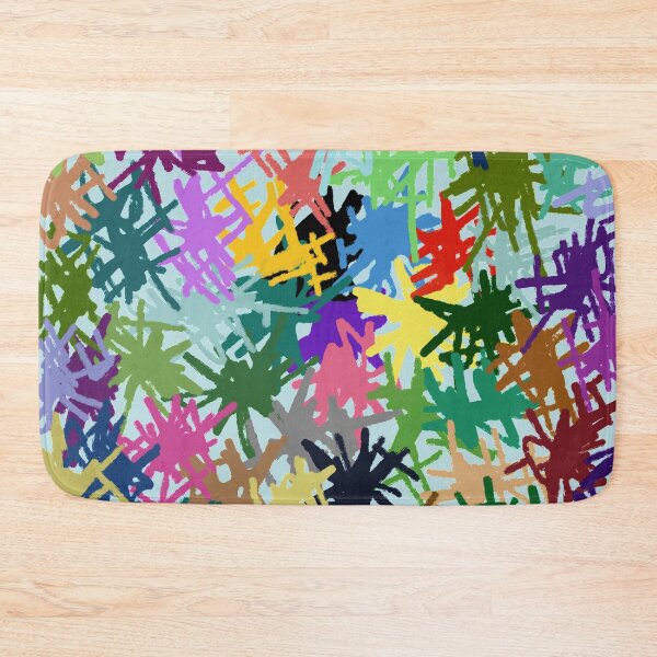 Item preview, colorful asymmetrical pattern designed and sold by ScribbleToe.