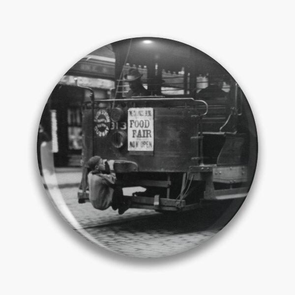 Item preview, Hitching A Ride On The Trolley - Boston - 1909 designed and sold by warishellstore.