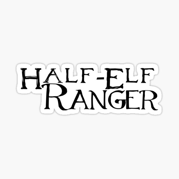 Half-Elf Ranger Sticker