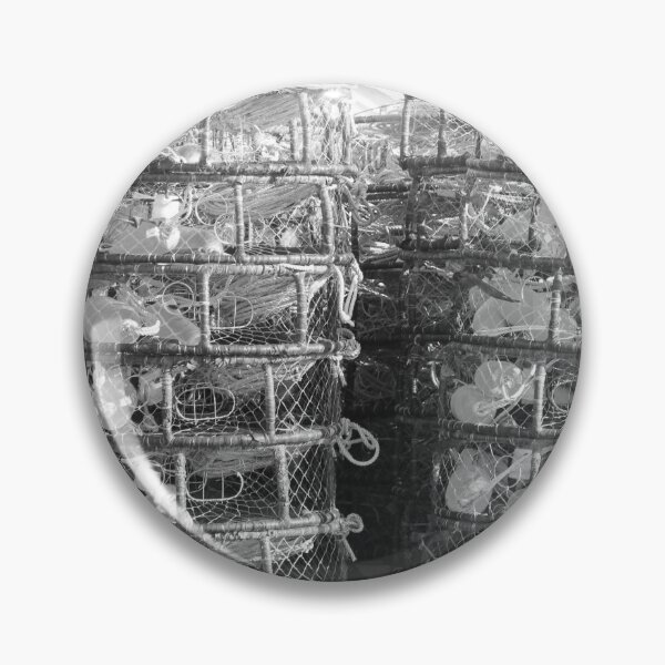 Item preview, Crab Pots on Washington State Pier designed and sold by DebraBarnes.