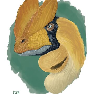 Artwork thumbnail, Two-Crested Lizard by CoffeeBlack Illustration