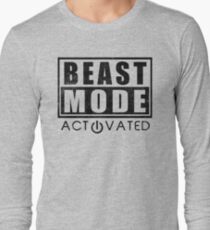 Beast Mode Bodybuilding Gym Sports Motivation Long Sleeve T-Shirt