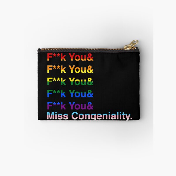 Item preview, F You Miss Congeniality (Clean version) PRIDE EDITION designed and sold by SpiderMartini.