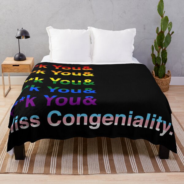 Item preview, F You Miss Congeniality (Clean version) PRIDE EDITION designed and sold by SpiderMartini.