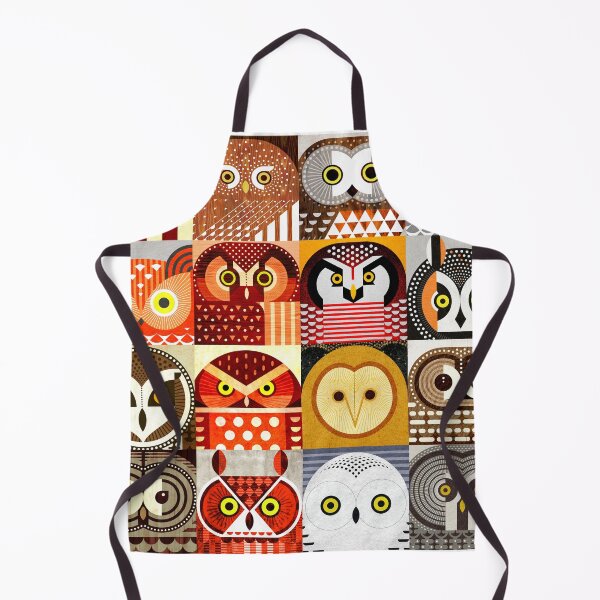 North American Owls Apron