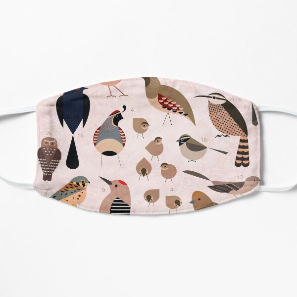 Sonoran Birds Flat Mask