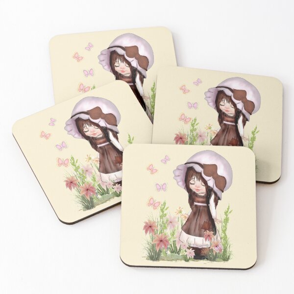 Item preview, Girl Dreaming in the Garden designed and sold by LoneAngel.