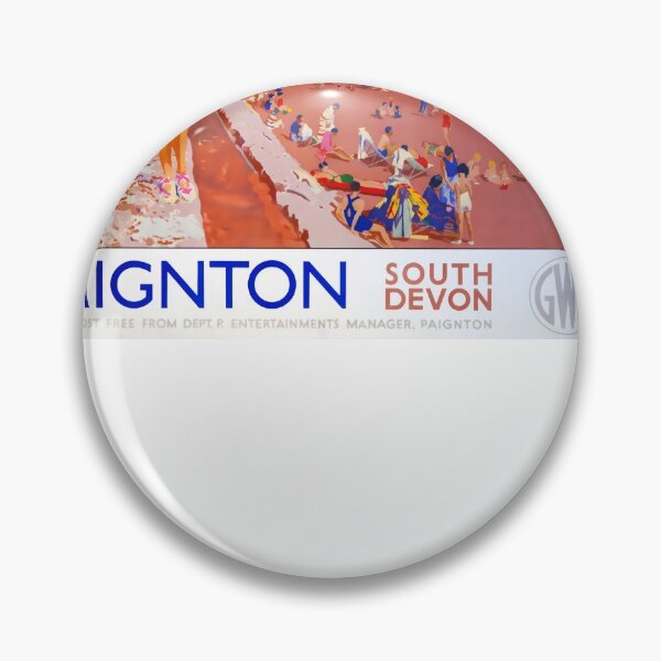 Item preview, Railway Poster Paignton designed and sold by stickart-marek.