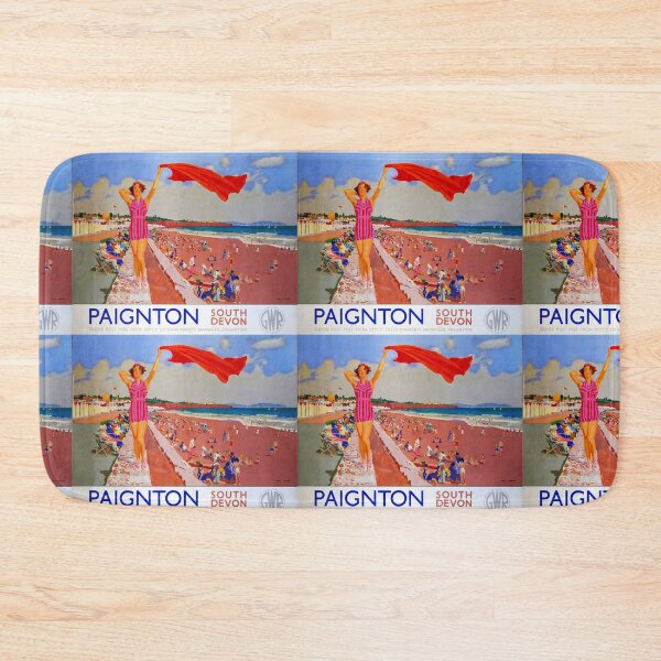 Item preview, Railway Poster Paignton designed and sold by stickart-marek.