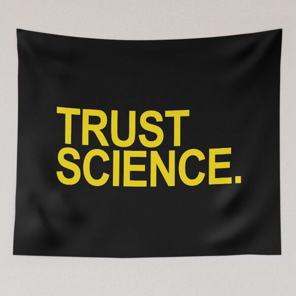 Item preview, Trust Science (yellow - black) designed and sold by Thelittlelord.