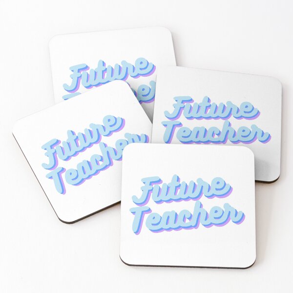 Item preview, Retro Future Teacher Design in Blue designed and sold by WildeandCo.