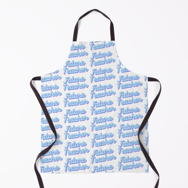 Item preview, Retro Future Teacher Design in Blue designed and sold by WildeandCo.