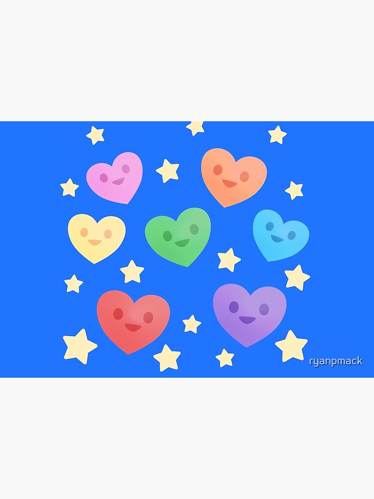 Happy Little Rainbow Hearts by ryanpmack