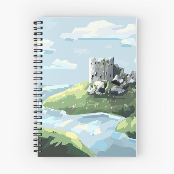 Item preview, Castle ruins idilic scene designed and sold by cu-b3.