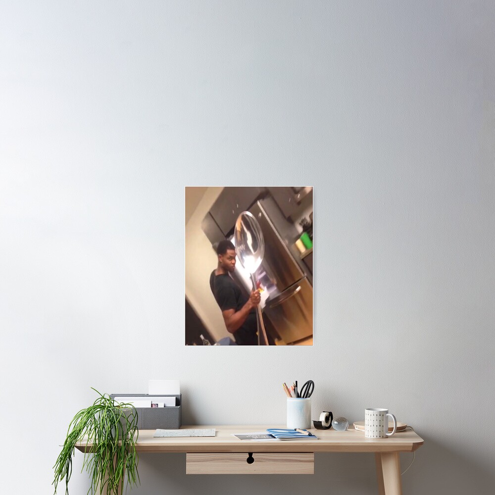 large spoon" Poster for Sale by shazzy125 Redbubble