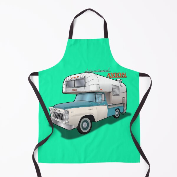 Item preview, 1960 Avion Camper and International Truck designed and sold by PatArtByKevin.