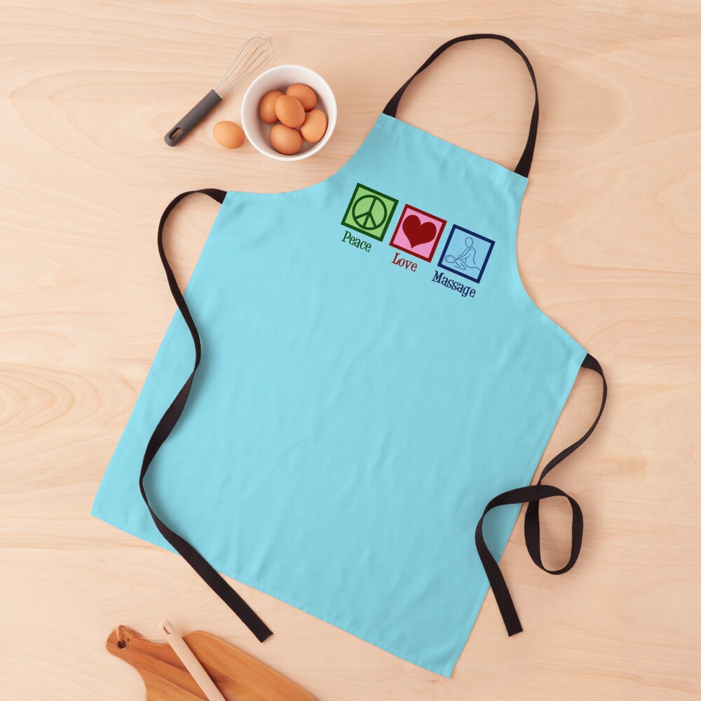 Peace Love Massage Therapy Apron
