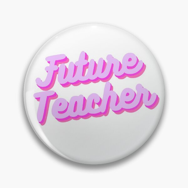 Item preview, Retro Future Teacher Design in Hot Pink  designed and sold by WildeandCo.