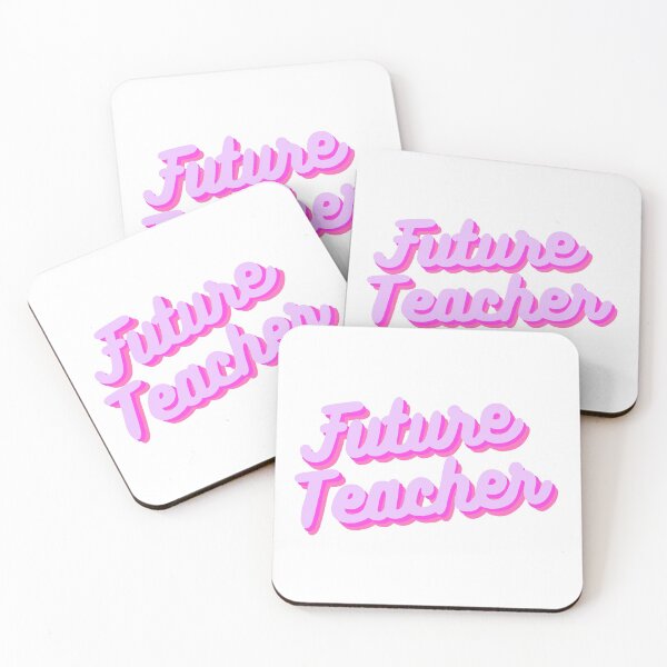 Item preview, Retro Future Teacher Design in Hot Pink  designed and sold by WildeandCo.