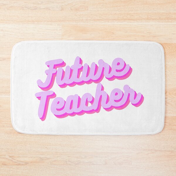 Item preview, Retro Future Teacher Design in Hot Pink  designed and sold by WildeandCo.