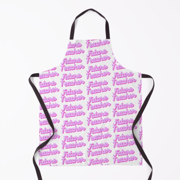 Item preview, Retro Future Teacher Design in Hot Pink designed and sold by WildeandCo.