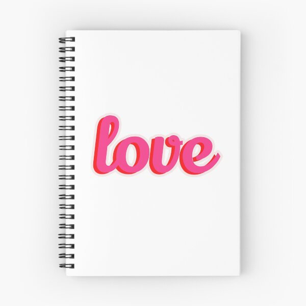 Item preview, love notebook designed and sold by coolstickers13.