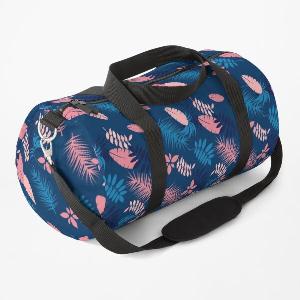 Blue Summer Perennial Duffle Bag