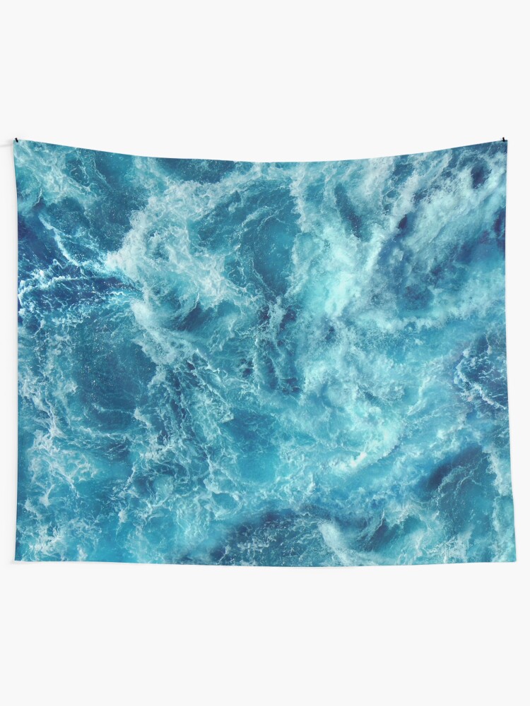 Alternate view of Ocean is shaking Tapestry