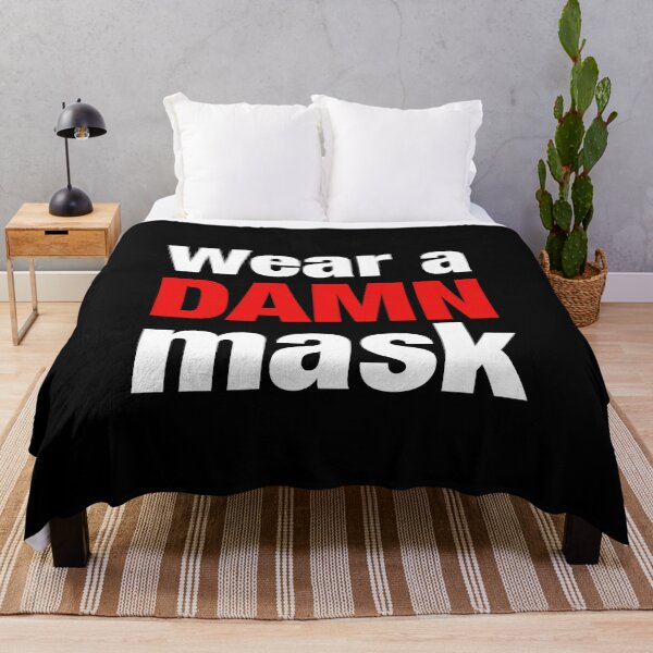 Item preview, Wear a damn mask designed and sold by fishbiscuit.