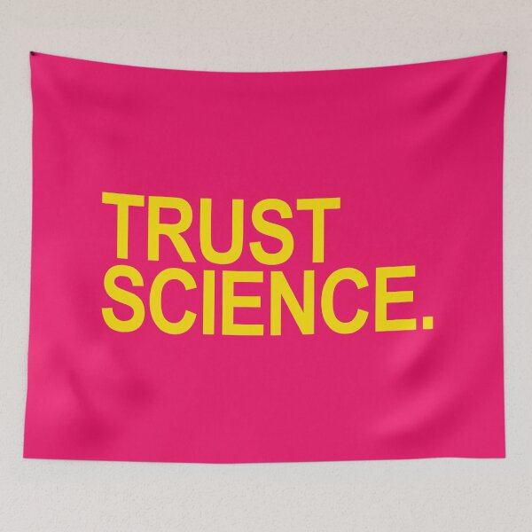 Item preview, Trust Science (yellow - fuschia) designed and sold by Thelittlelord.