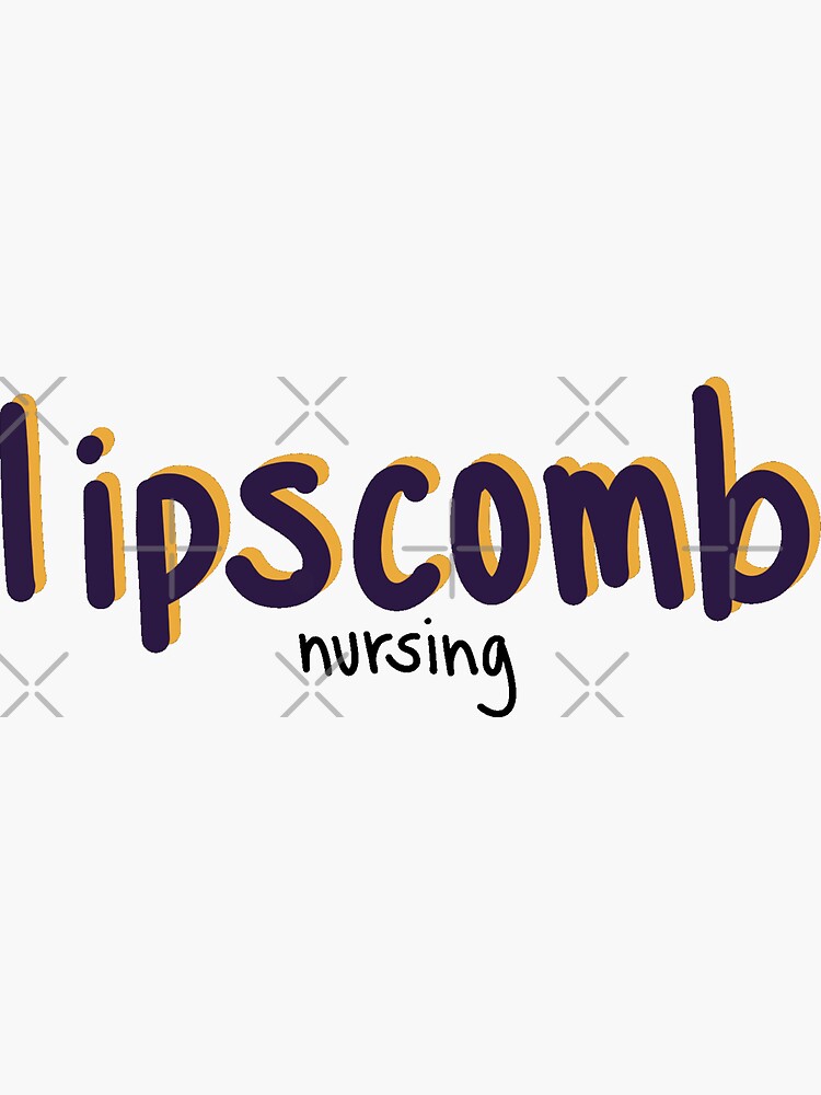 University Nursing " Sticker by laurenherring Redbubble