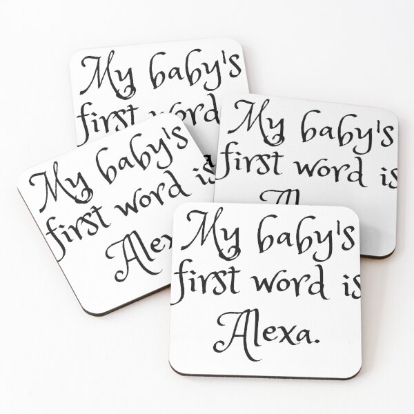 Item preview, Baby's First Word Alexa designed and sold by China Decoded.
