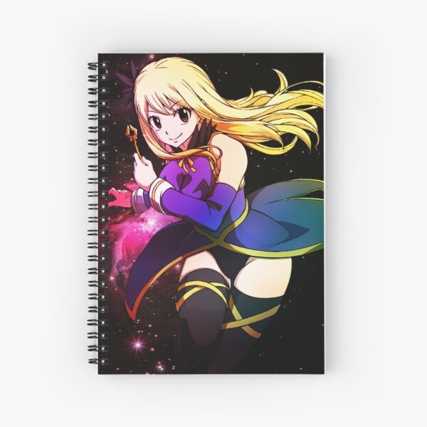 Lucy, Fairy Tail, Anime Girl, Fantasy Girl, Anime, Waifu Spiral Notebook