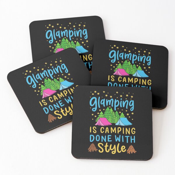 Item preview, Glamping Is Camping Done With Style designed and sold by Dancing Dolphin Crafts.