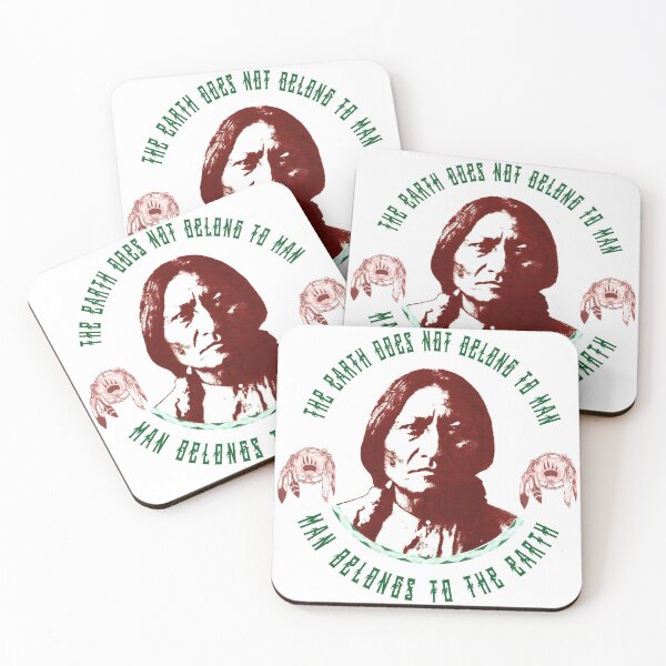 Item preview, the earth does not belong to man man belongs to the earth  designed and sold by nativeStor.