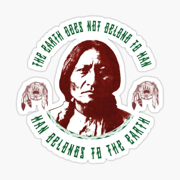 Artikel-Vorschau von die Erde gehört nicht dem Menschen, der Mensch gehört der Erde, designt und verkauft von nativeStor.