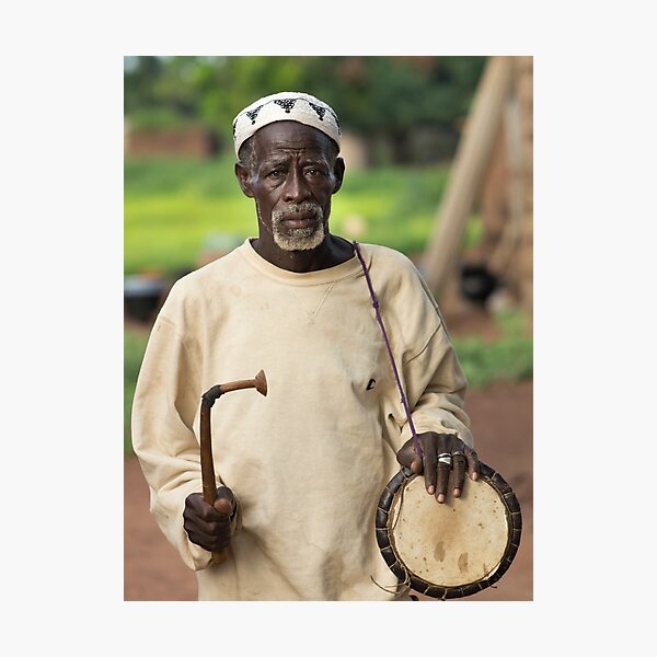 Drum Player Photographic Print