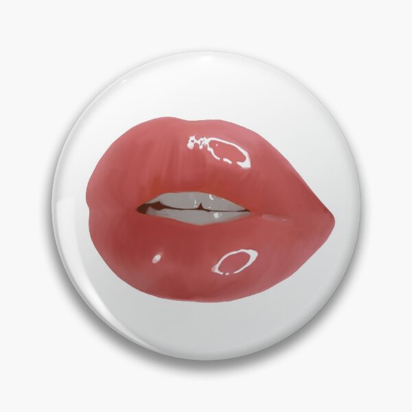 Item preview, Realistic Lips Print designed and sold by Dina Kalim.