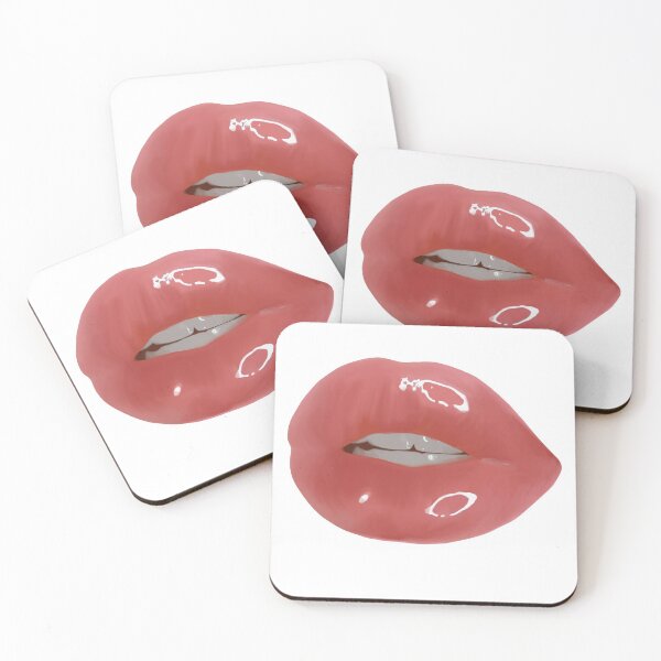 Item preview, Realistic Lips Print designed and sold by Dina Kalim.