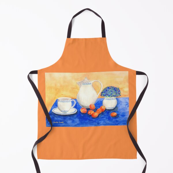 Item preview, Still Life with Coffee Set and Nectarines designed and sold by CarolineLembke.