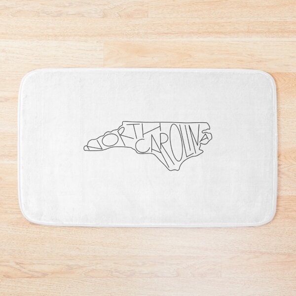 Item preview, North Carolina Lettering State Outline designed and sold by charlott3web.