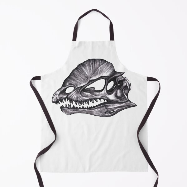 Item preview, Dilophosaurus Monochrome - Dinosaur skulls designed and sold by MonoMano.